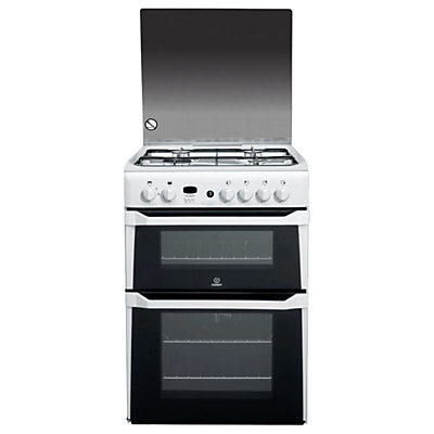 Indesit ID60G2W Gas Cooker, White
